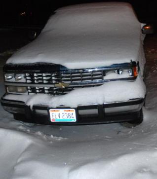 1-9-10 Car in the snow