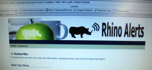 1-12-10 School delay? The Rhino knows