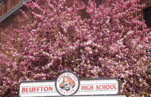 Bluffton blooms in April