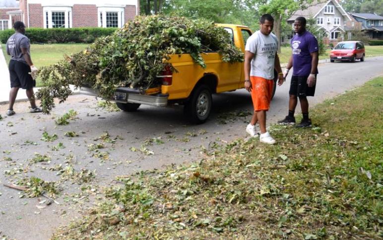 University clean-up day