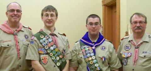 Two new Eagle Scouts