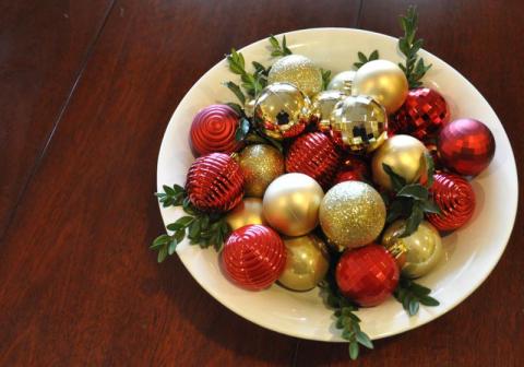 Plate of holiday goodies