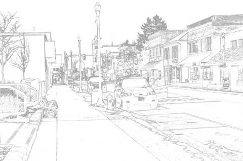 X-Ray vision of Main Street