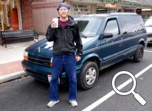 Ben standing in front of the '94 Dodge