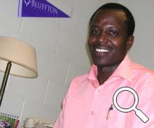 Hassan Mosoka - Bluffton University's first international graduate student