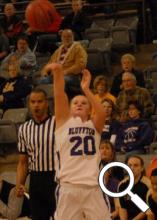 Beth Yoder tied the Bluffton^aEURTMs three point record with six threes. Becky (Reineke) Boblitt of Bluffton and Beth Klocke also hit six in one game.