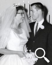 Gerber wedding photo from 1963